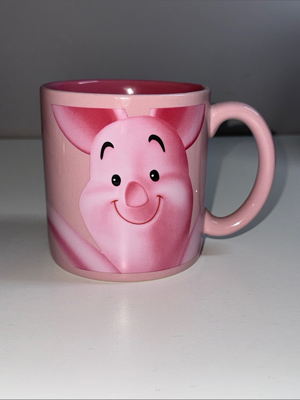 The Disney Store Piglet Pink Extra-Large 18 oz Ceramic Mug